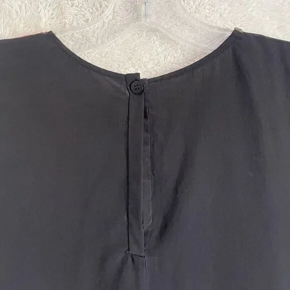 Diane Von Furstenberg Sleeveless Silk Colorful Top M Natural Classic Blouse - Picture 5 of 9